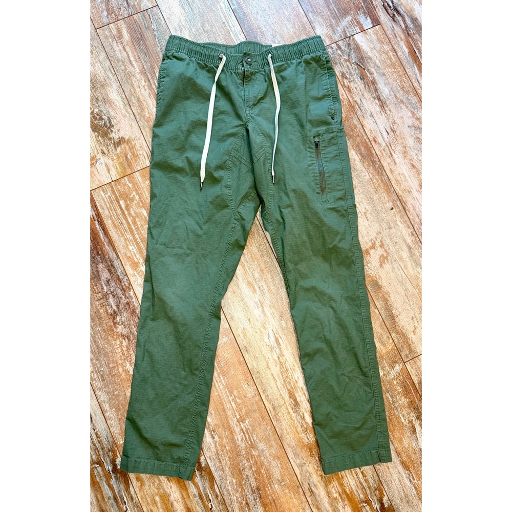 Vuori Ripstop Climber Pants Mens M Gray V412 Drawstring Stretch Hiking
